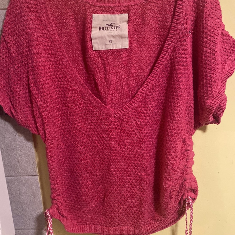 Women short sleeve sweater